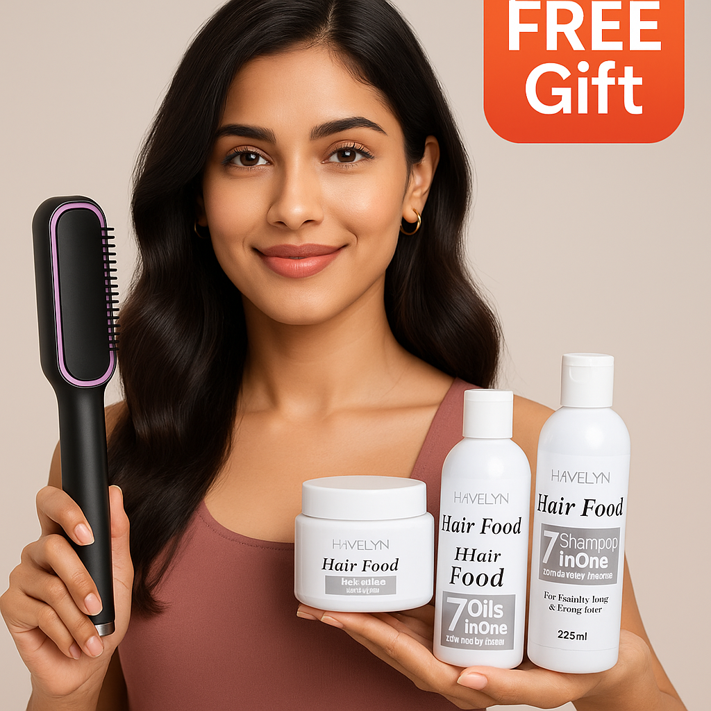 FREE Hair straightener Brush + Havelyn Hair Kit