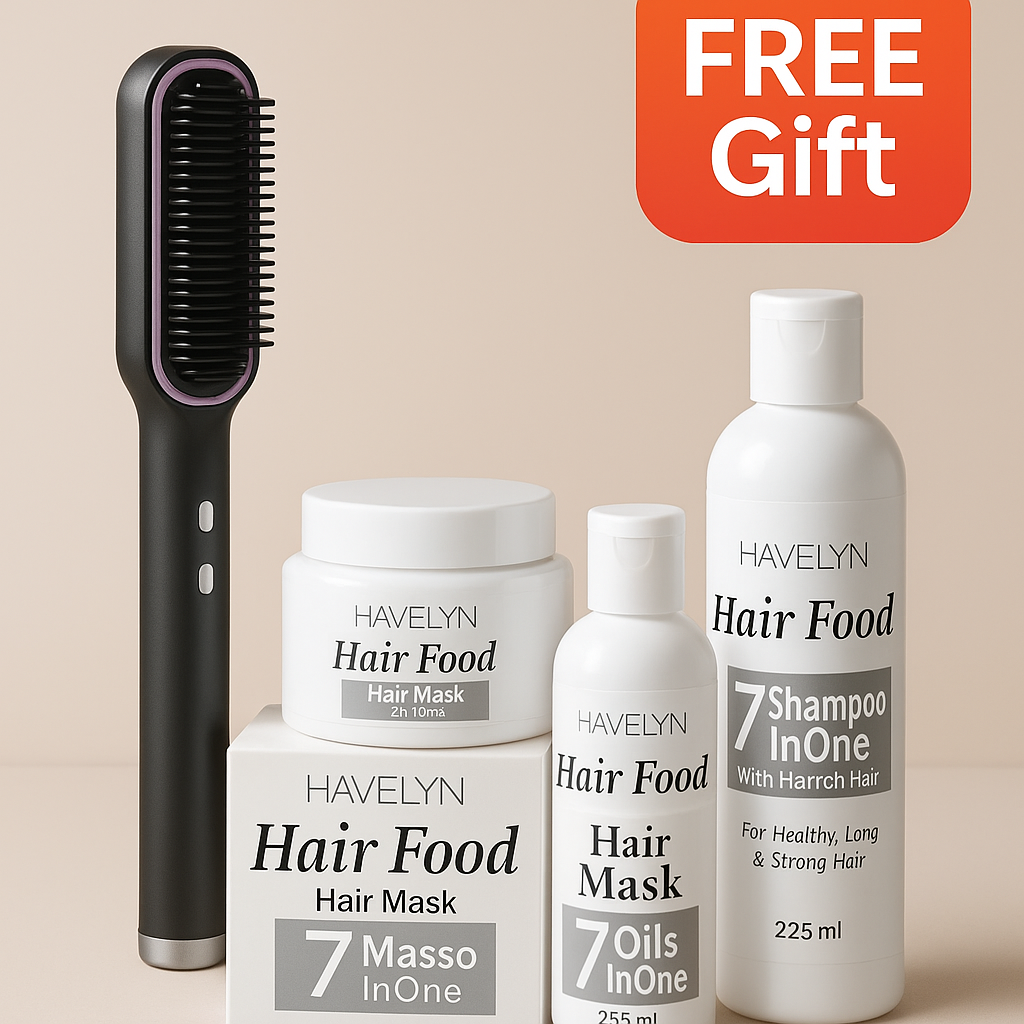 FREE Hair straightener Brush + Havelyn Hair Kit